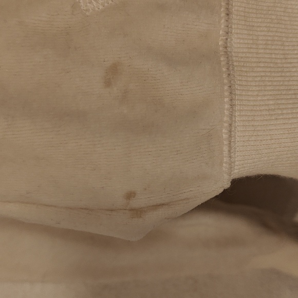 Victorias Secret PINK cream silver hoody jacket sz small - Picture 6 of 7